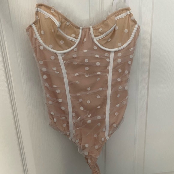 Polka dot lace bodysuit - Picture 1 of 1